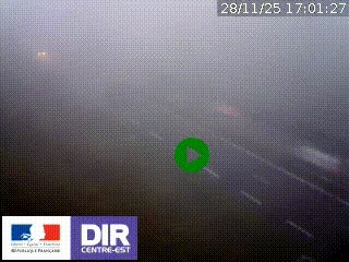 <h2>Webcam au niveau du col de Bois Clair à hauteur de Cluny sur la N79. Vue orientée vers Mâcon</h2>