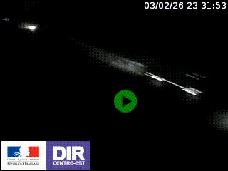 <h2>Webcam au niveau du col de Bois Clair à hauteur de Cluny sur la N79. Vue orientée vers Mâcon</h2>