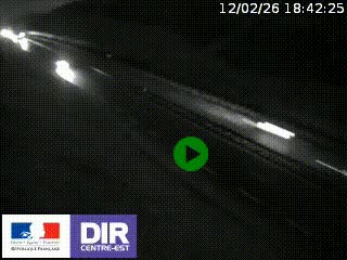 <h2>Webcam au niveau du col de Bois Clair à hauteur de Cluny sur la N79. Vue orientée vers Mâcon</h2>