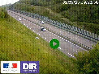 <h2>Webcam au niveau du col de Bois Clair à hauteur de Cluny sur la N79. Vue orientée vers Mâcon</h2>
