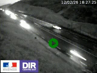 <h2>Webcam au niveau du col de Bois Clair à hauteur de Cluny sur la N79. Vue orientée vers Mâcon</h2>