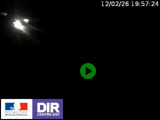 <h2>Webcam au niveau du col de Bois Clair à hauteur de Cluny sur la N79. Vue orientée vers Mâcon</h2>