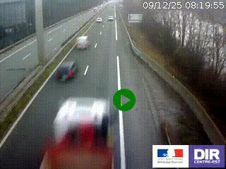 Webcam sur la nationale N90 à Gilly-sur-Isère, en direction et à proximité d'Albertville