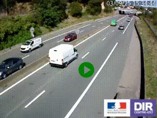 <h2>Caméra autoroutière sur l'A47 à hauteur de Givors, a proximité de Lyon. La webcam est orientée vers Lyon</h2>