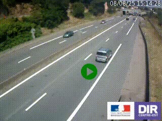 <h2>Caméra autoroutière sur l'A47 à hauteur de Givors, a proximité de Lyon. La webcam est orientée vers Lyon</h2>