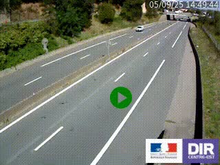 <h2>Caméra autoroutière sur l'A47 à hauteur de Givors, a proximité de Lyon. La webcam est orientée vers Lyon</h2>