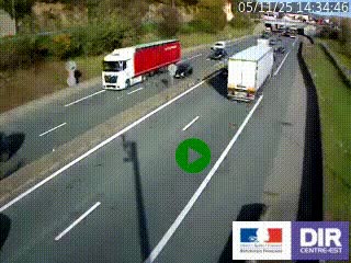 <h2>Caméra autoroutière sur l'A47 à hauteur de Givors, a proximité de Lyon. La webcam est orientée vers Lyon</h2>
