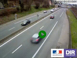 <h2>Caméra autoroutière sur l'A47 à hauteur de Givors, a proximité de Lyon. La webcam est orientée vers Lyon</h2>