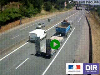 <h2>Caméra autoroutière sur l'A47 à hauteur de Givors, a proximité de Lyon. La webcam est orientée vers Lyon</h2>