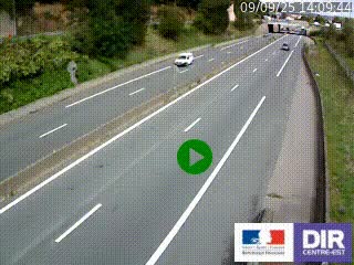 <h2>Caméra autoroutière sur l'A47 à hauteur de Givors, a proximité de Lyon. La webcam est orientée vers Lyon</h2>
