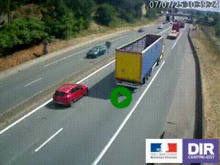 <h2>Caméra autoroutière sur l'A47 à hauteur de Givors, a proximité de Lyon. La webcam est orientée vers Lyon</h2>