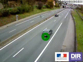 <h2>Caméra autoroutière sur l'A47 à hauteur de Givors, a proximité de Lyon. La webcam est orientée vers Lyon</h2>