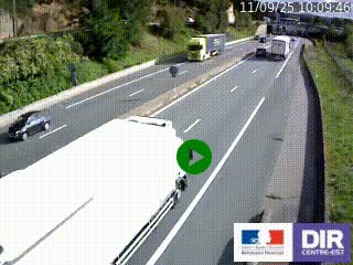 <h2>Caméra autoroutière sur l'A47 à hauteur de Givors, a proximité de Lyon. La webcam est orientée vers Lyon</h2>