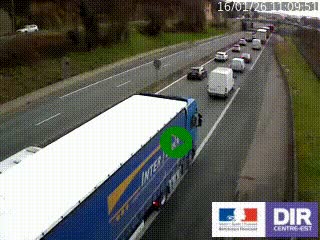 <h2>Caméra autoroutière sur l'A47 à hauteur de Givors, a proximité de Lyon. La webcam est orientée vers Lyon</h2>