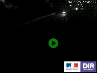 Caméra autoroutière sur l'A47 à hauteur de Givors, a proximité de Lyon. La webcam est orientée vers Lyon