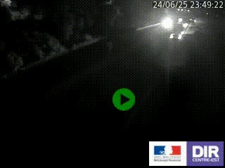 Caméra autoroutière sur l'A47 à hauteur de Givors, a proximité de Lyon. La webcam est orientée vers Lyon
