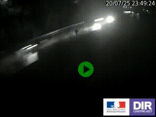 Caméra autoroutière sur l'A47 à hauteur de Givors, a proximité de Lyon. La webcam est orientée vers Lyon
