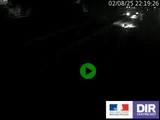 Caméra autoroutière sur l'A47 à hauteur de Givors, a proximité de Lyon. La webcam est orientée vers Lyon