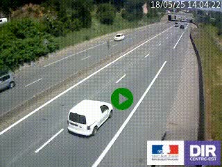 <h2>Caméra autoroutière sur l'A47 à hauteur de Givors, a proximité de Lyon. La webcam est orientée vers Lyon</h2>