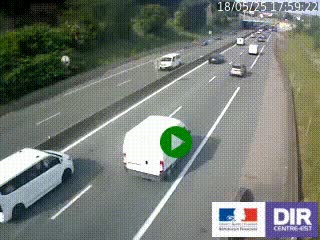 <h2>Caméra autoroutière sur l'A47 à hauteur de Givors, a proximité de Lyon. La webcam est orientée vers Lyon</h2>