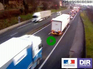 <h2>Caméra autoroutière sur l'A47 à hauteur de Givors, a proximité de Lyon. La webcam est orientée vers Lyon</h2>