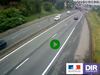 <h2>Caméra autoroutière sur l'A47 à hauteur de Givors, a proximité de Lyon. La webcam est orientée vers Lyon</h2>