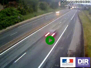 <h2>Caméra autoroutière sur l'A47 à hauteur de Givors, a proximité de Lyon. La webcam est orientée vers Lyon</h2>