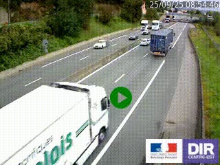 <h2>Caméra autoroutière sur l'A47 à hauteur de Givors, a proximité de Lyon. La webcam est orientée vers Lyon</h2>