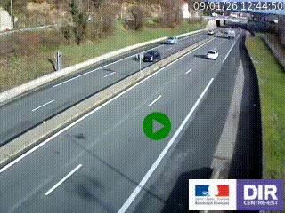 <h2>Caméra autoroutière sur l'A47 à hauteur de Givors, a proximité de Lyon. La webcam est orientée vers Lyon</h2>