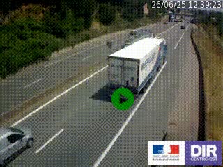 <h2>Caméra autoroutière sur l'A47 à hauteur de Givors, a proximité de Lyon. La webcam est orientée vers Lyon</h2>