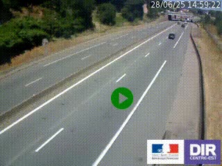 <h2>Caméra autoroutière sur l'A47 à hauteur de Givors, a proximité de Lyon. La webcam est orientée vers Lyon</h2>