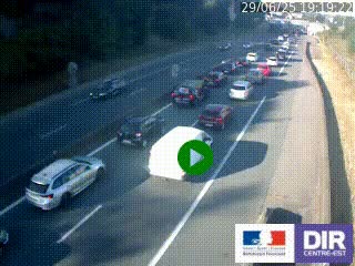 <h2>Caméra autoroutière sur l'A47 à hauteur de Givors, a proximité de Lyon. La webcam est orientée vers Lyon</h2>