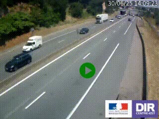 <h2>Caméra autoroutière sur l'A47 à hauteur de Givors, a proximité de Lyon. La webcam est orientée vers Lyon</h2>