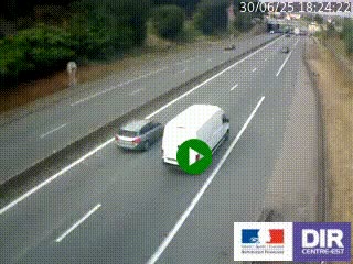 <h2>Caméra autoroutière sur l'A47 à hauteur de Givors, a proximité de Lyon. La webcam est orientée vers Lyon</h2>