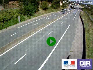 <h2>Caméra autoroutière sur l'A47 à hauteur de Givors, a proximité de Lyon. La webcam est orientée vers Lyon</h2>
