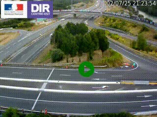 <h2>Webcam traffic à Grenoble-sud sur l'autoroute A480. Vue orientée vers l'entrée et la sortie de Grenoble</h2>