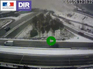<h2>Webcam traffic à Grenoble-sud sur l'autoroute A480. Vue orientée vers l'entrée et la sortie de Grenoble</h2>
