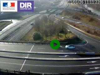 <h2>Webcam traffic à Grenoble-sud sur l'autoroute A480. Vue orientée vers l'entrée et la sortie de Grenoble</h2>