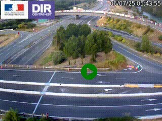 <h2>Webcam traffic à Grenoble-sud sur l'autoroute A480. Vue orientée vers l'entrée et la sortie de Grenoble</h2>