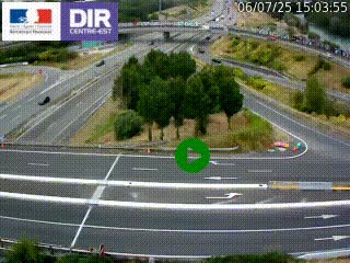 <h2>Webcam traffic à Grenoble-sud sur l'autoroute A480. Vue orientée vers l'entrée et la sortie de Grenoble</h2>