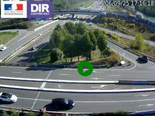 <h2>Webcam traffic à Grenoble-sud sur l'autoroute A480. Vue orientée vers l'entrée et la sortie de Grenoble</h2>
