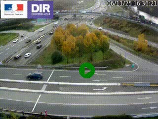 <h2>Webcam traffic à Grenoble-sud sur l'autoroute A480. Vue orientée vers l'entrée et la sortie de Grenoble</h2>