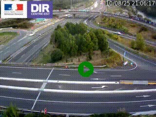 <h2>Webcam traffic à Grenoble-sud sur l'autoroute A480. Vue orientée vers l'entrée et la sortie de Grenoble</h2>