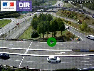 <h2>Webcam traffic à Grenoble-sud sur l'autoroute A480. Vue orientée vers l'entrée et la sortie de Grenoble</h2>