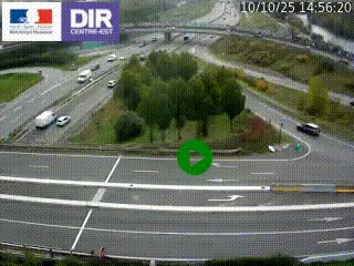 <h2>Webcam traffic à Grenoble-sud sur l'autoroute A480. Vue orientée vers l'entrée et la sortie de Grenoble</h2>
