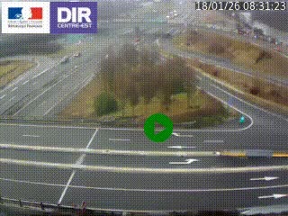 <h2>Webcam traffic à Grenoble-sud sur l'autoroute A480. Vue orientée vers l'entrée et la sortie de Grenoble</h2>