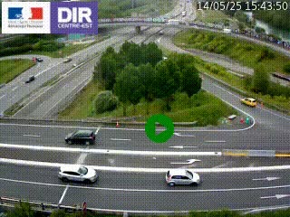 <h2>Webcam traffic à Grenoble-sud sur l'autoroute A480. Vue orientée vers l'entrée et la sortie de Grenoble</h2>