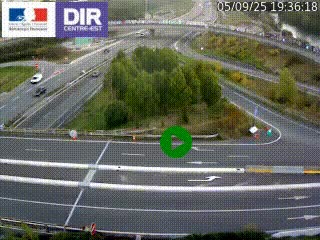 <h2>Webcam traffic à Grenoble-sud sur l'autoroute A480. Vue orientée vers l'entrée et la sortie de Grenoble</h2>