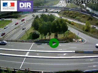 <h2>Webcam traffic à Grenoble-sud sur l'autoroute A480. Vue orientée vers l'entrée et la sortie de Grenoble</h2>