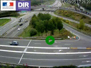 <h2>Webcam traffic à Grenoble-sud sur l'autoroute A480. Vue orientée vers l'entrée et la sortie de Grenoble</h2>
